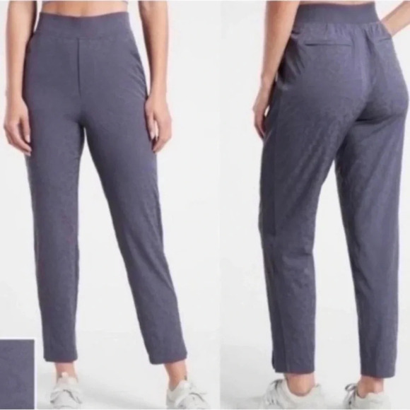 Athleta Brooklyn Textured Ankle Pant Size 2 - Picture 1 of 14